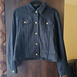 Ralph Lauren Jean Co. Black Denim Jacket